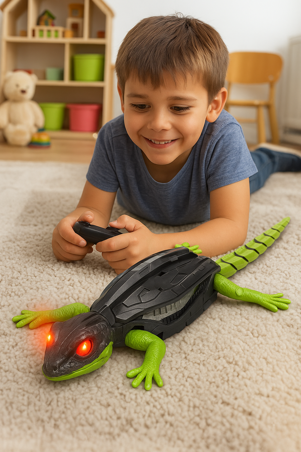 Interaktywny Gekon Hexbots - chodzi po ścianach