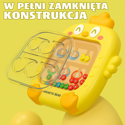 Labirynt w kształcie kurczaczka - zabawka edukacyjna dla dzieci