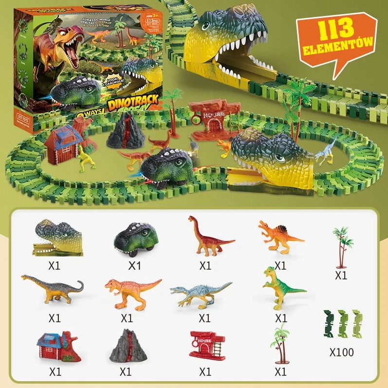 Dino Truck Tor Wyścigowy - Jurajski Wyścig