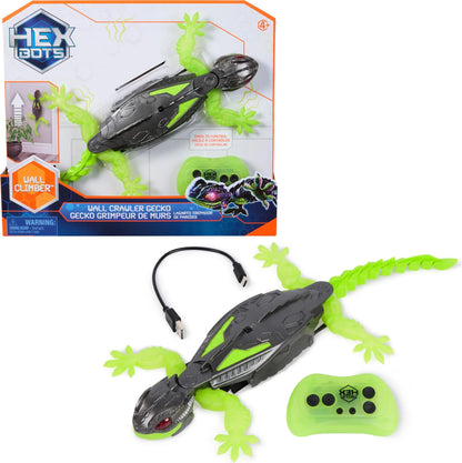 Interaktywny Gekon Hexbots - chodzi po ścianach